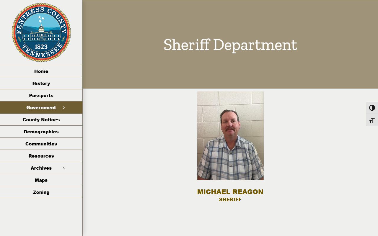 Fentress County inmate population sheriff office