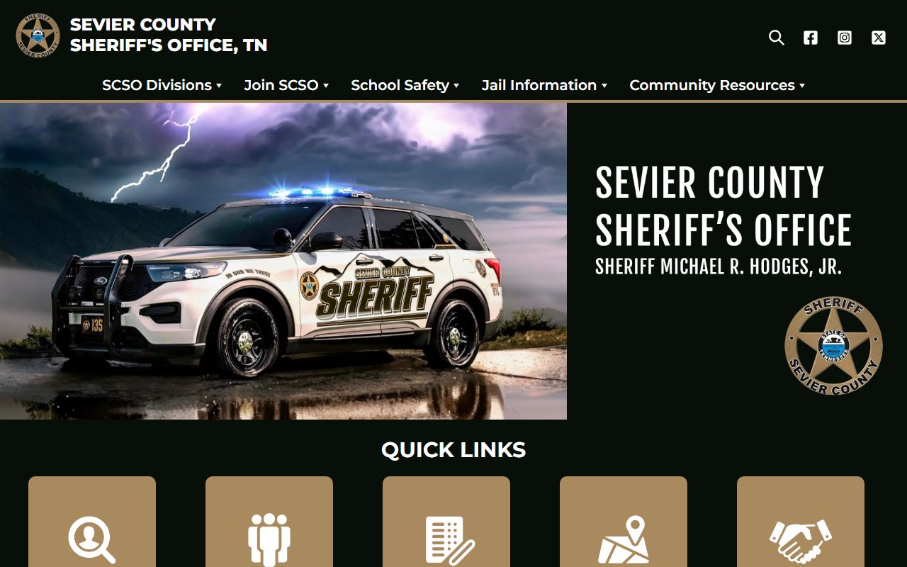 Sevier County inmate population sheriff office