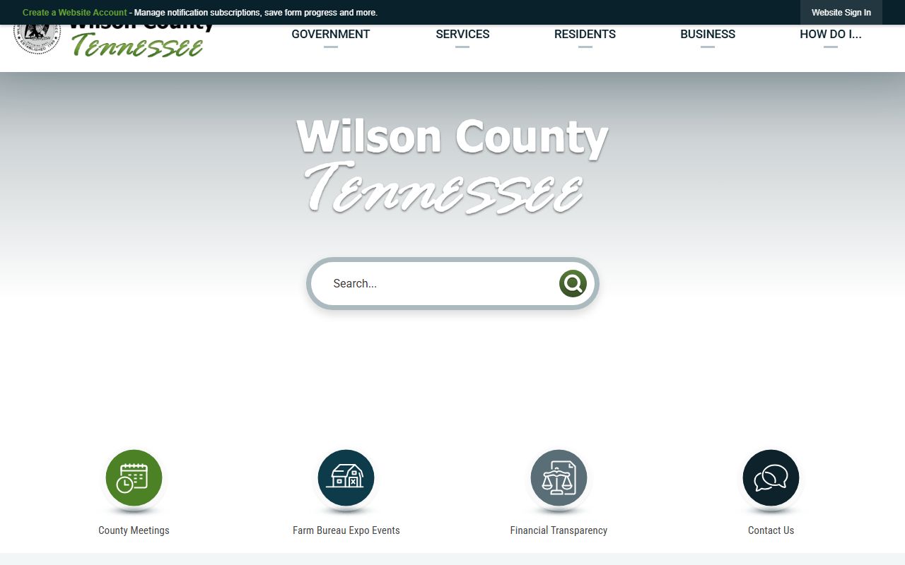 Wilson County inmate population county government